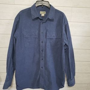 L.L. Bean Flannel Chamois Shirt Large